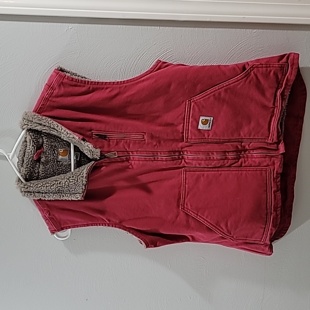 Womens Carhartt Vest Pink Medium